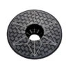 Bouchon De Potence Supacaz Star Capz Laser Carbon Anodisé - 31,8 Mm