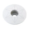Bouchon De Potence Supacaz Star Capz Thermolaqué 31,8mm - Blanc