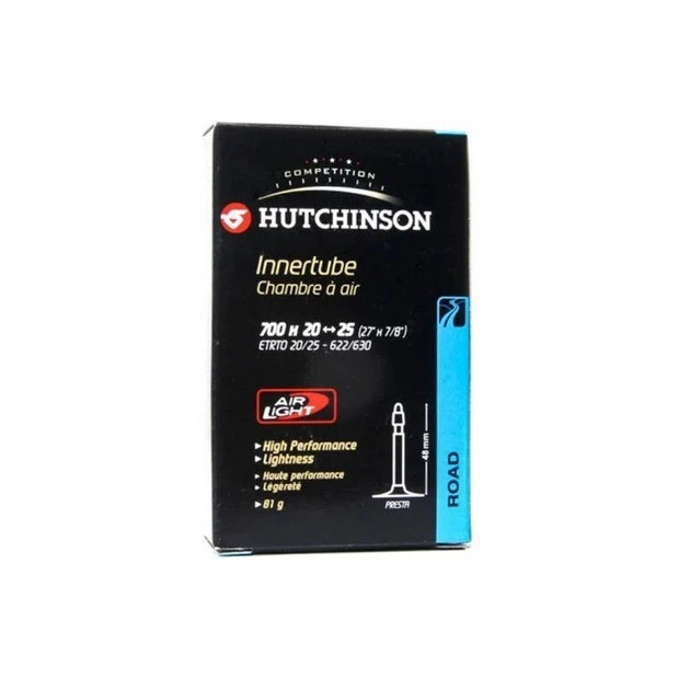 Chambre à Air Hutchinson Air Light 700x20/25 Presta 48mm 3 Chambre à Air Hutchinson Air Light 700x20/25 Presta 48mm