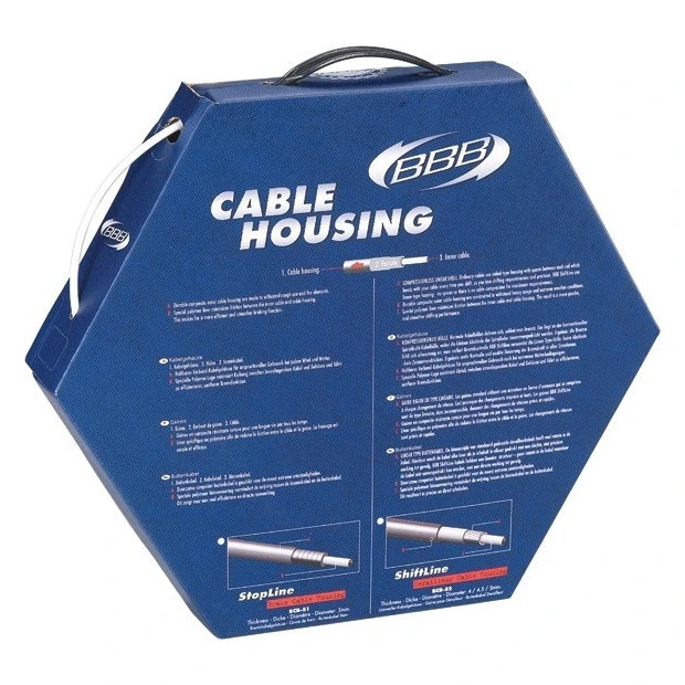 Gaine De Dérailleur Téflonnée BBB ShiftLine BCB-52 4mm Blanc X1m 3 Gaine De Dérailleur Téflonnée BBB ShiftLine BCB-52 4mm Blanc X1m