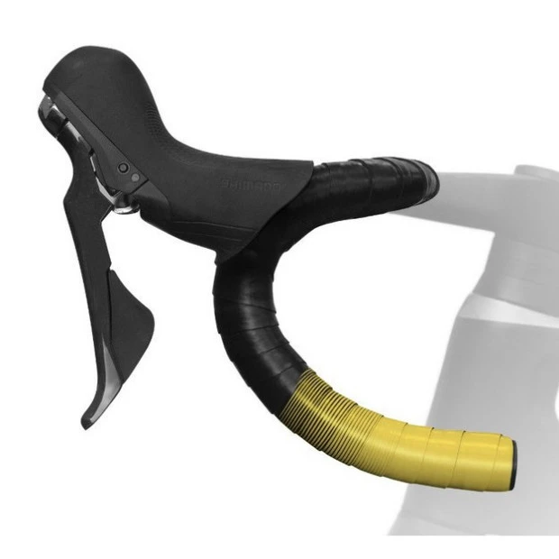 Guidoline Fizik Vento Microtex Tacky Bicolore - 2 Mm - Noir-Jaune 4 Guidoline Fizik Vento Microtex Tacky Bicolore - 2 Mm - Noir-Jaune – Image 2