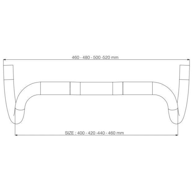 Deda-elementi Guidon Deda Elementi Gravel100 4 Deda-elementi Guidon Deda Elementi Gravel100 – Image 2