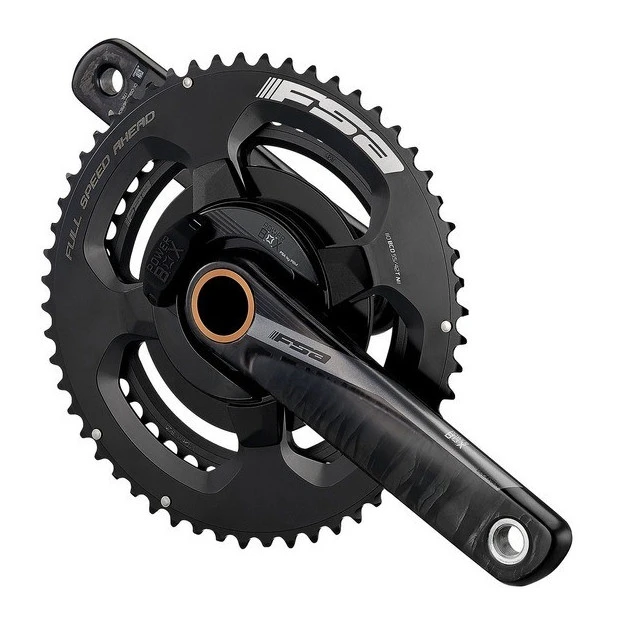 Pédalier Capteur De Vitesse FSA Powerbox Carbon 50/34 Dents 3 Pédalier Capteur De Vitesse FSA Powerbox Carbon 50/34 Dents