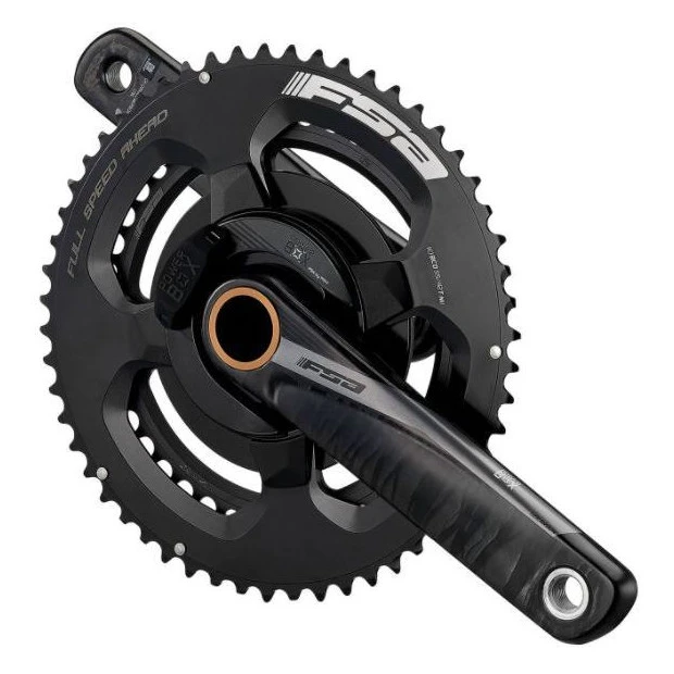Pédalier Capteur De Vitesse FSA Powerbox Carbon 52/36 Dents 3 Pédalier Capteur De Vitesse FSA Powerbox Carbon 52/36 Dents