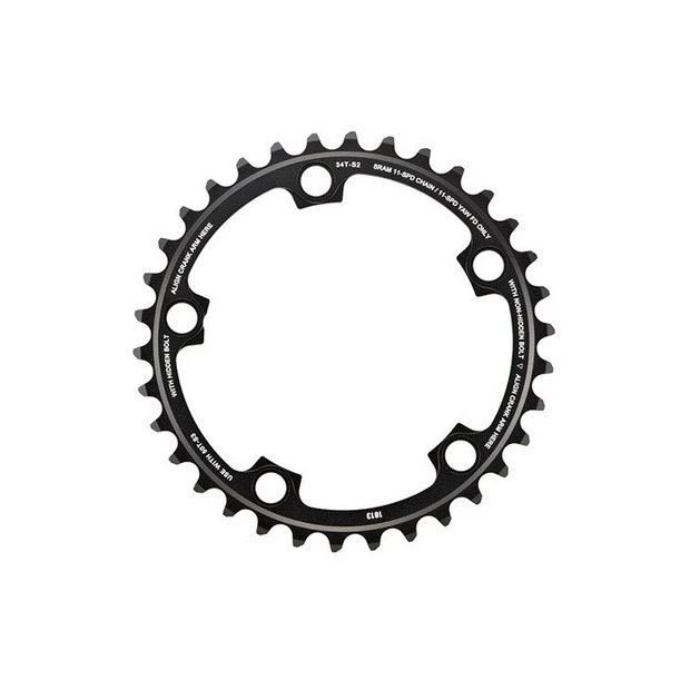 Plateau SRAM X-Glide Pour Red/Force/Rival 110mm 34 Dents 4 Plateau SRAM X-Glide Pour Red/Force/Rival 110mm 34 Dents – Image 2