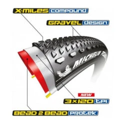 Pneu Michelin Power Gravel TLR 700x40C (40-622) Noir 7 Pneu Michelin Power Gravel TLR 700x40C (40-622) Noir -Magasin De Vélos Spécialisé pneu michelin power gravel tlr 700x40c 40 622 noir 2