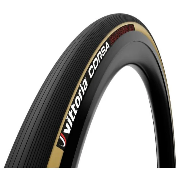Pneu Vittoria Corsa Graphène 2.0 700x23C Noir-Beige 3 Pneu Vittoria Corsa Graphène 2.0 700x23C Noir-Beige