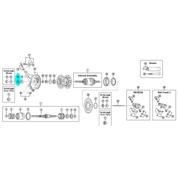 Rondelle Orientée Jaune Shimano Y33Z20200 Pour Moyeu SG-3C40 3 Rondelle Orientée Jaune Shimano Y33Z20200 Pour Moyeu SG-3C40