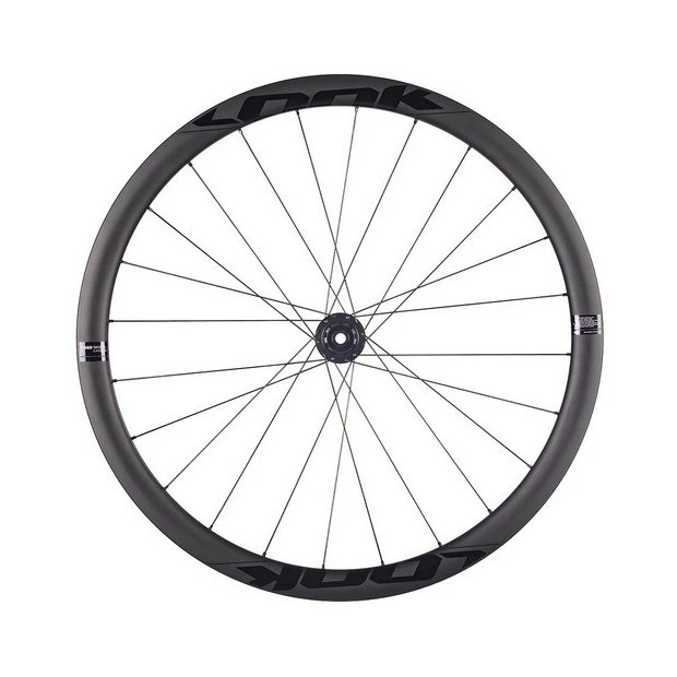 Roue Avant Route Carbone Look R38D Disque 700C 3 Roue Avant Route Carbone Look R38D Disque 700C