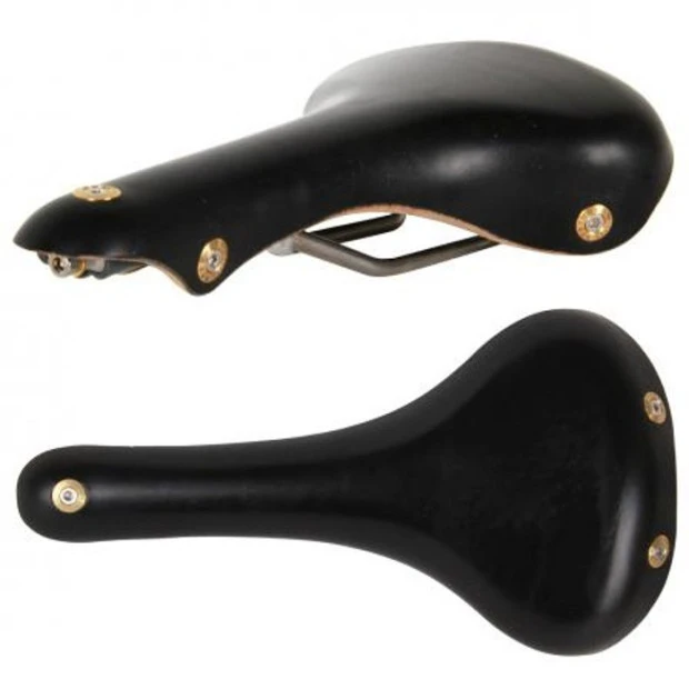 Selle En Cuir Gilles Berthoud Galibier - Noir 2 Selle En Cuir Gilles Berthoud Galibier - Noir