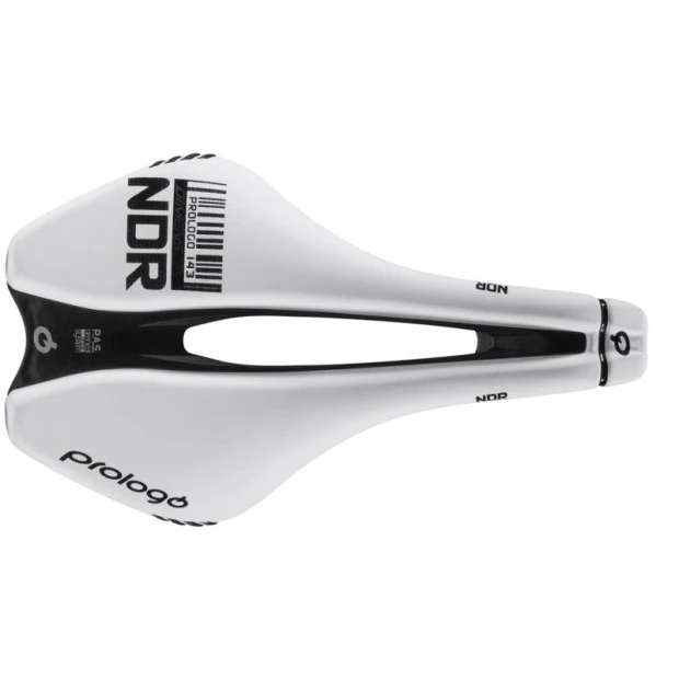 Selle Prologo Dimension NDR 143 T4.0 245x143 Mm Blanc/Noir 3 Selle Prologo Dimension NDR 143 T4.0 245x143 Mm Blanc/Noir