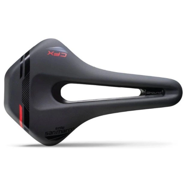 Selle San Marco Ground Short Open-Fit Carbon FX 255x140mm Noir 3 Selle San Marco Ground Short Open-Fit Carbon FX 255x140mm Noir