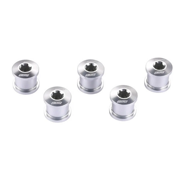 Vis Plateau BBB Hexstars BCR-51 Autobloquant Argent - Shimano/Sram 3 Vis Plateau BBB Hexstars BCR-51 Autobloquant Argent - Shimano/Sram